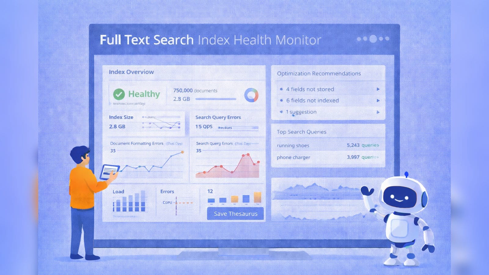Full Text Search Index Health Monitor Module