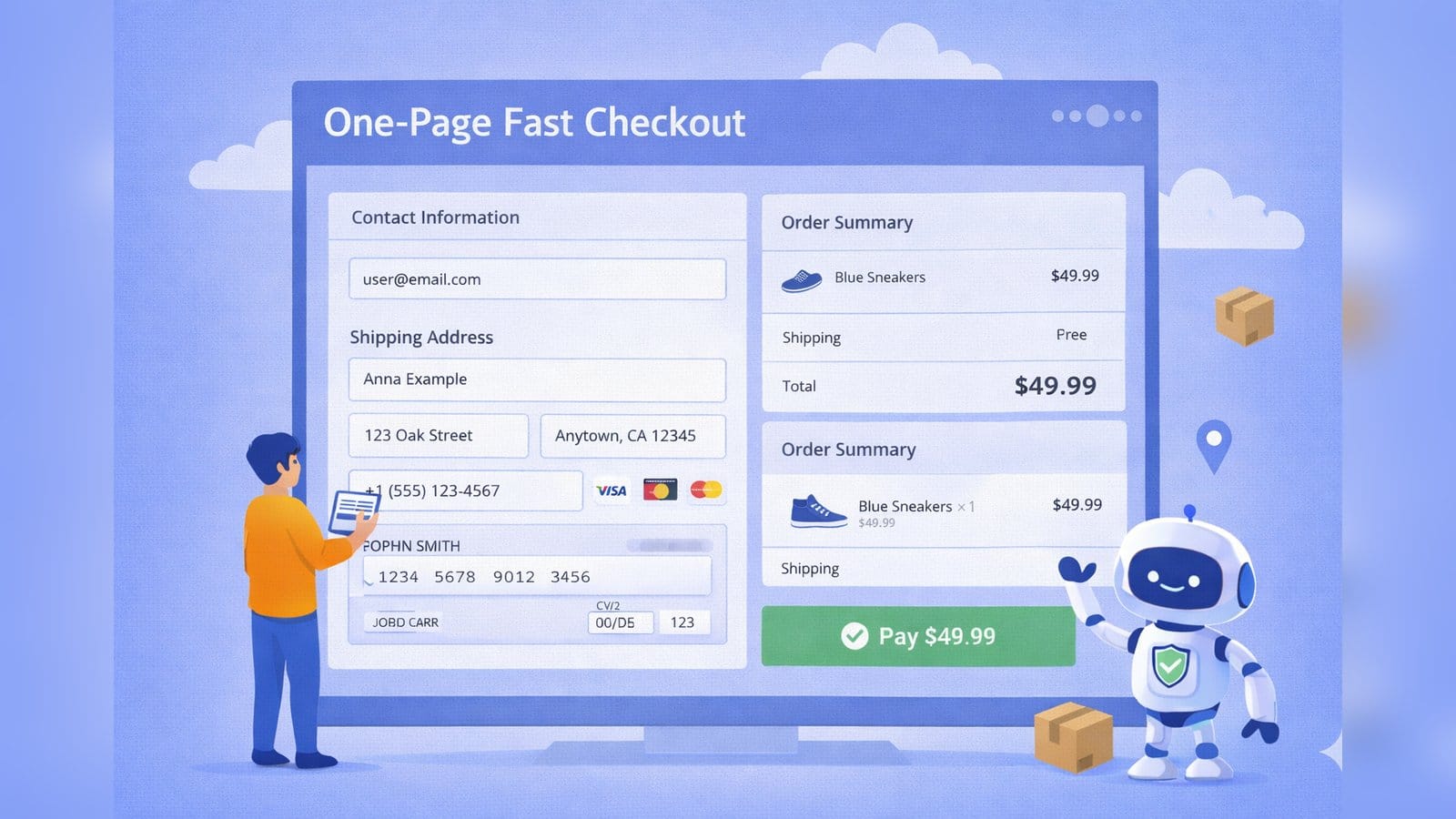 One-Page Fast Checkout Module