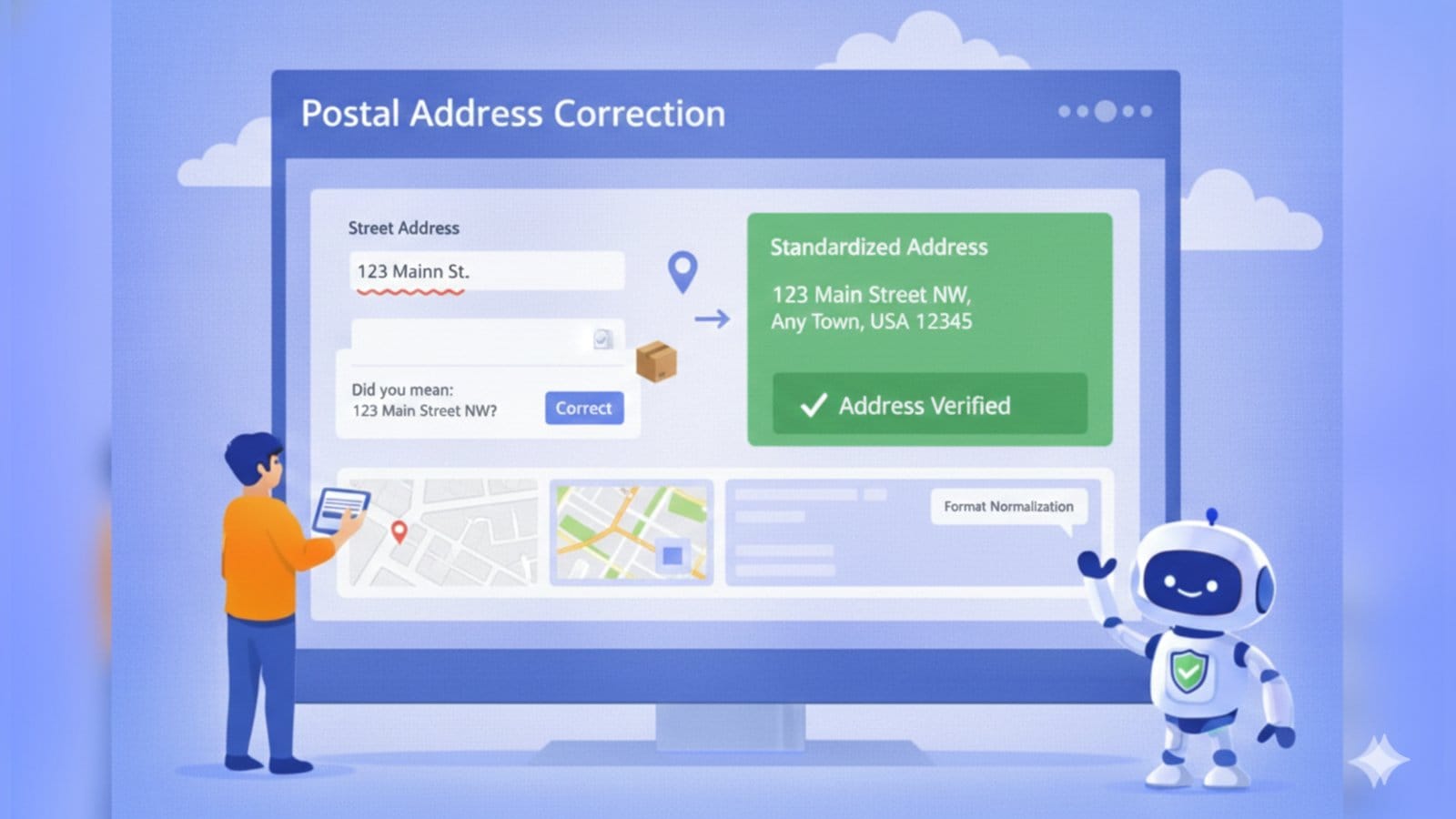 Postal Address Correction Module