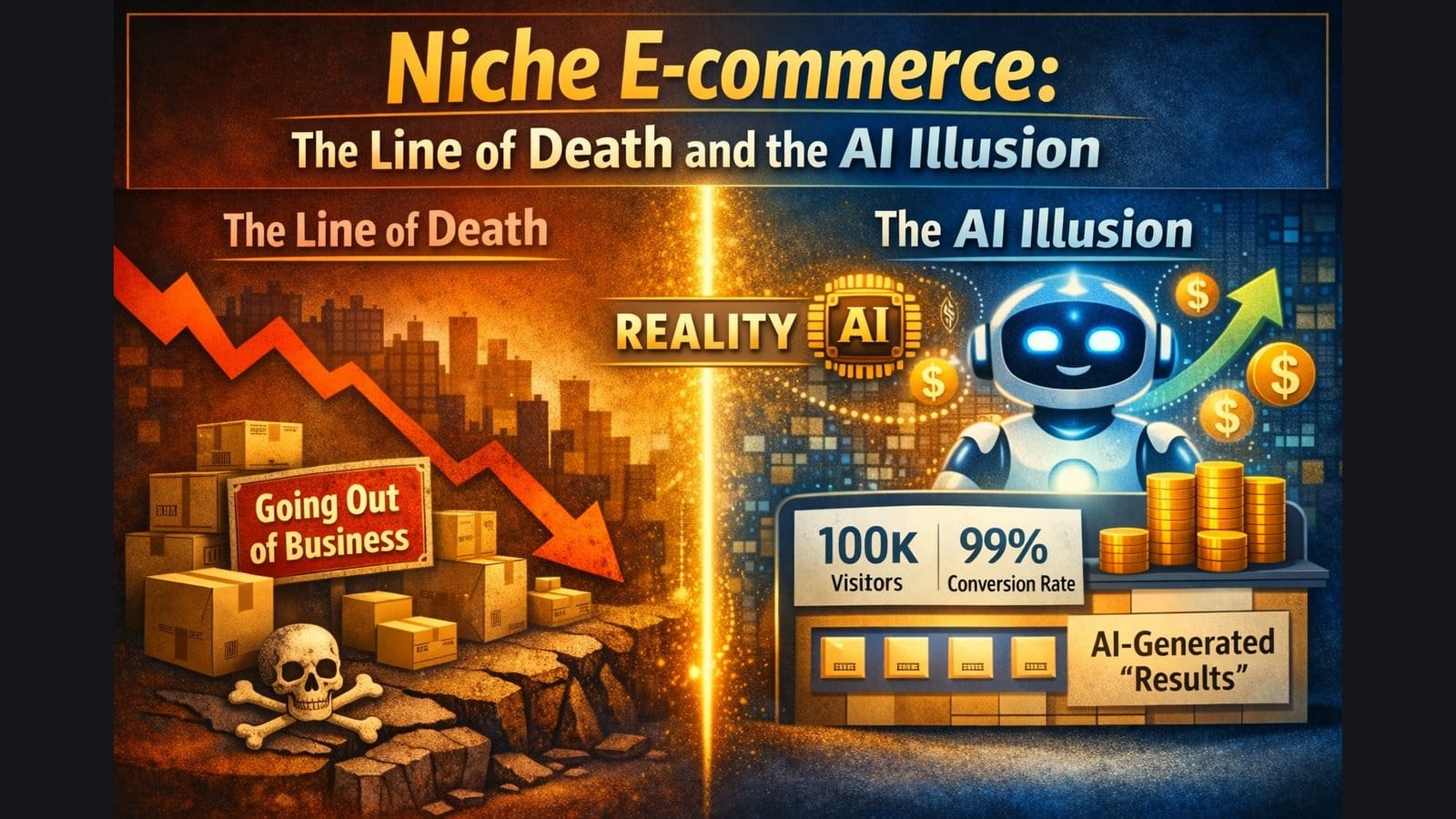 Niche E-commerce: The Line of Death and the AI Illusion