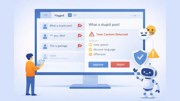 Automated Content Moderation Module